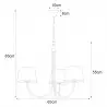 Żyrandol K-4335 z serii SASTO Kaja Lighting