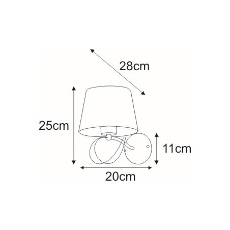 Kinkiet K-4072 z serii IRMA Kaja Lighting