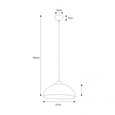 Lampa wisząca K-3532 z serii AROSA Kaja Lighting