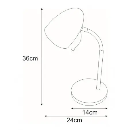 Lampka biurkowa K-MT-200 RÓŻOWY z serii KAJTEK Kaja Lighting