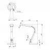 Lampka biurkowa K-BL1063 SREBRNY z serii BERKANE Kaja Lighting