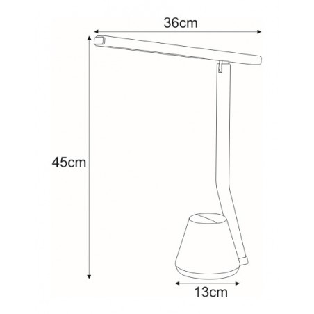 Lampka biurkowa K-BL1066 BIAŁY z serii KIKI Kaja Lighting