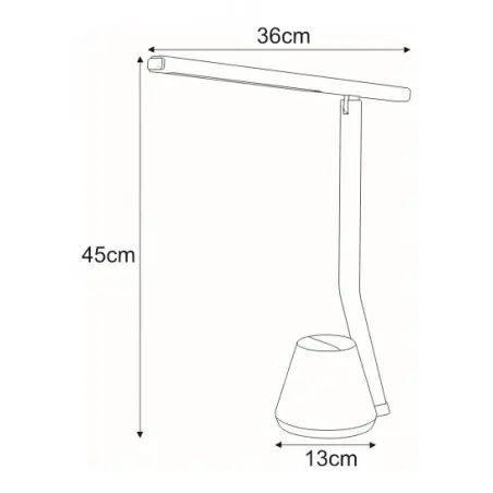 Lampka biurkowa K-BL1066 CZARNY z serii KIKI Kaja Lighting