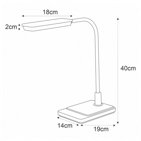 Lampka biurkowa K-BL1027 BIAŁY z serii IKA Kaja Lighting