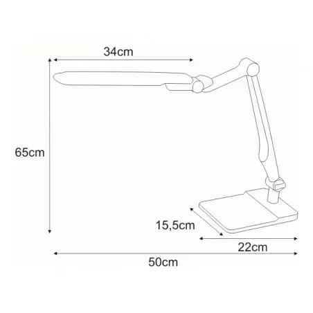 Lampka biurkowa K-BL1207 CZARNY z serii MICA Kaja Lighting