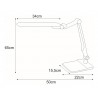 Lampka biurkowa K-BL1207 CZARNY z serii MICA Kaja Lighting