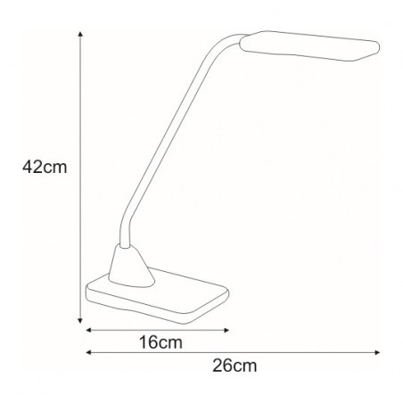Lampka biurkowa K-BL1205 CZERWONY z serii TYMEK Kaja Lighting