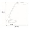 Lampka biurkowa K-BL1205 CZERWONY z serii TYMEK Kaja Lighting