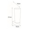 Kinkiet K-L8908-1W z serii AQUA CHROM Kaja Lighting