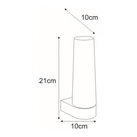 Kinkiet K-L8907-1W z serii AQUA CHROM Kaja Lighting