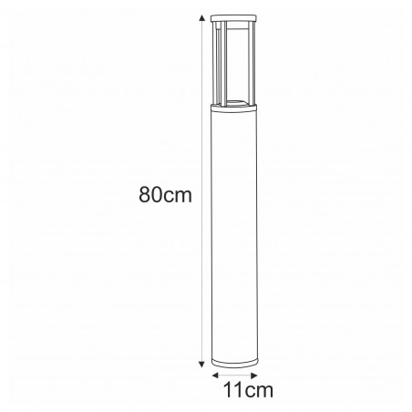 Lampa ogrodowa stojąca K-8139 z serii UBBE Kaja Lighting