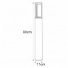 Lampa ogrodowa stojąca K-8139 z serii UBBE Kaja Lighting