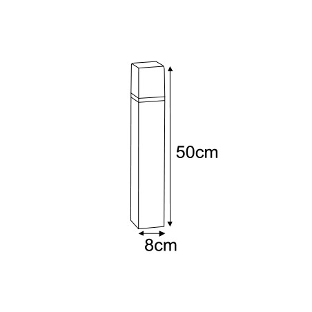 Lampa ogrodowa stojąca K-8141 z serii GENEVA Kaja Lighting