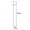 Lampa ogrodowa stojąca K-8142 z serii GENEVA Kaja Lighting