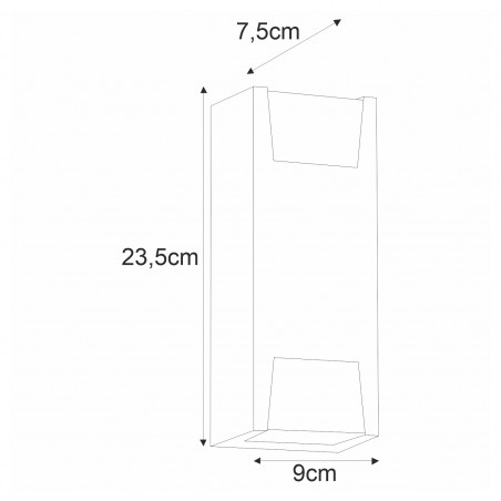 Kinkiet K-8145 z serii SLOT Kaja Lighting