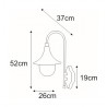 Kinkiet K-8130 CZARNY z serii BOSTON Kaja Lighting