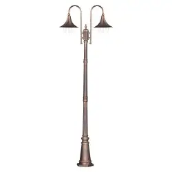 Lampa ogrodowa stojąca K-8127 CZARNY/ZŁOTY z serii BOSTON Kaja Lighting