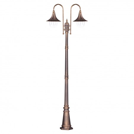 Lampa ogrodowa stojąca K-8127 CZARNY/ZŁOTY z serii BOSTON Kaja Lighting