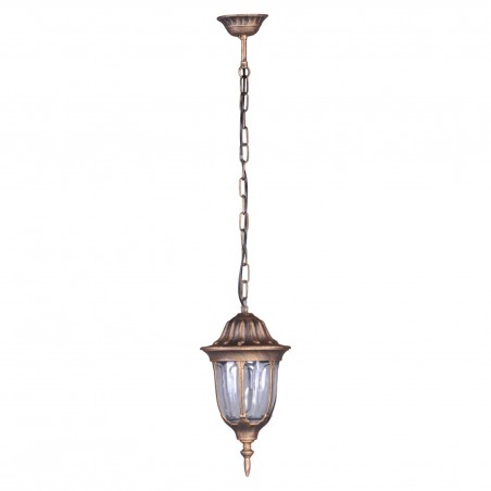 Lampa ogrodowa wisząca K-5007H/N CZARNY/ZŁOTY z serii VASCO Kaja Lighting