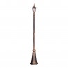 Lampa ogrodowa stojąca K-7007B/1N CZARNY/ZŁOTY z serii VASCO Kaja Lighting