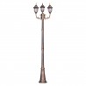 Lampa ogrodowa stojąca K-7007A2/3N CZARNY/ZŁOTY z serii VASCO Kaja Lighting