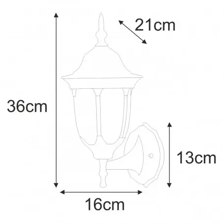 Kinkiet K-5007A/N CZARNY z serii VASCO Kaja Lighting