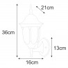 Kinkiet K-5007A/N CZARNY z serii VASCO Kaja Lighting