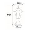 Lampa ogrodowa stojąca K-5009S CZARNY z serii STANDARD Kaja Lighting