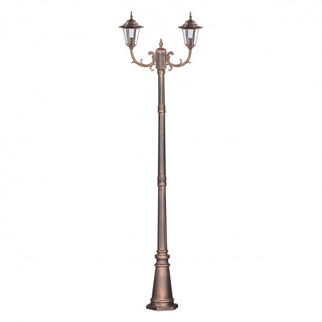 Lampa ogrodowa stojąca K-7064A2/2 CZARNY/ZŁOTY z serii STANDARD Kaja Lighting