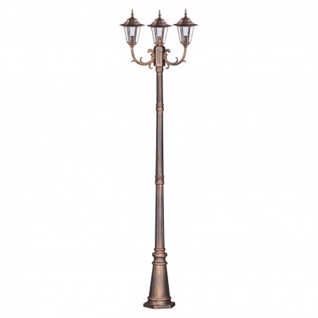 Lampa ogrodowa stojąca K-7009A2/3 CZARNY/ZŁOTY z serii STANDARD Kaja Lighting