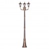 Lampa ogrodowa stojąca K-7009A2/3 CZARNY/ZŁOTY z serii STANDARD Kaja Lighting