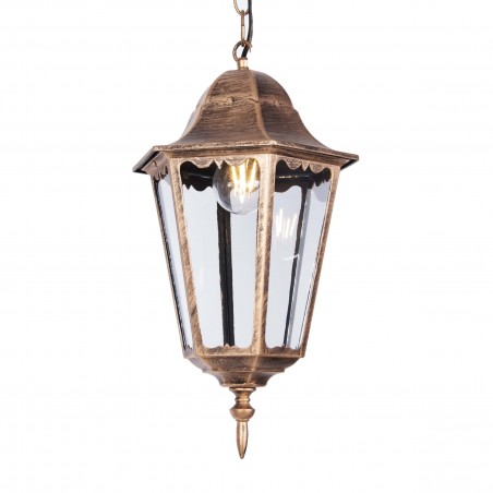 Lampa ogrodowa wisząca K-5006H CZARNY/ZŁOTY z serii LOZANA Kaja Lighting