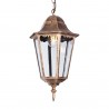 Lampa ogrodowa wisząca K-5006H CZARNY/ZŁOTY z serii LOZANA Kaja Lighting