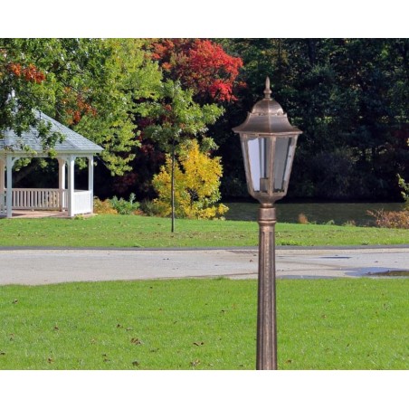 Lampa ogrodowa stojąca K-6006A CZARNY/ZŁOTY z serii LOZANA Kaja Lighting