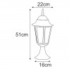 Lampa ogrodowa stojąca K-5006S CZARNY z serii LOZANA Kaja Lighting