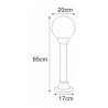 Lampa ogrodowa stojąca K-ML-OGROD 200 0.4 KL. OPAL z serii ASTRID Kaja Lighting