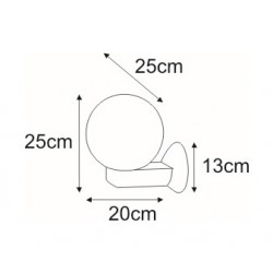Kinkiet K-MB-OGROD NF2803L6 OPAL z serii ASTRID Kaja Lighting