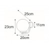 Kinkiet K-LP270A z serii ANA Kaja Lighting