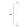 Lampa ogrodowa stojąca K-LP270-1000 z serii ANA Kaja Lighting