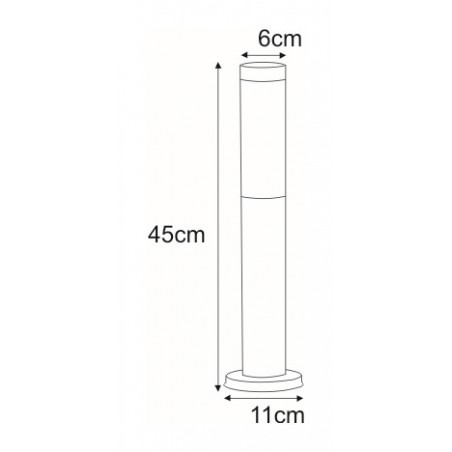 Lampa ogrodowa stojąca K-LP231-450 z serii ANICA Kaja Lighting