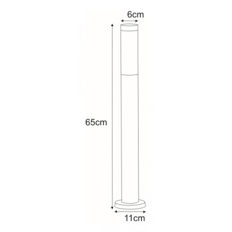 Lampa ogrodowa stojąca K-LP231-650 z serii ANICA Kaja Lighting