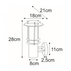 Kinkiet K-LP238A z serii TARES Kaja Lighting