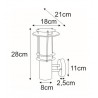 Kinkiet K-LP238A z serii TARES Kaja Lighting