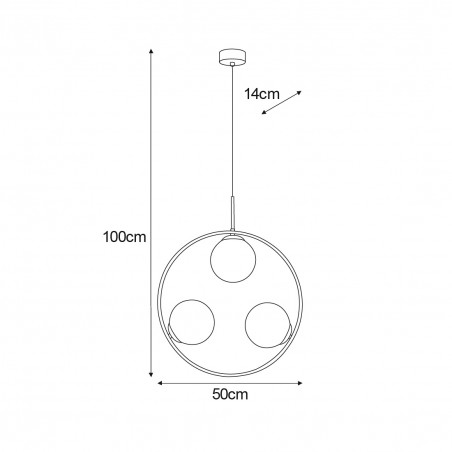 Lampa wisząca K-5113 z serii DAVOS Kaja Lighting