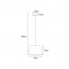 Lampa wisząca K-5220 z serii ZIMBO Kaja Lighting