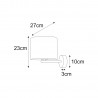 Kinkiet K-5224 z serii ZIMBO Kaja Lighting