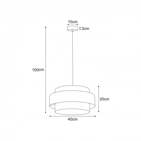Lampa wisząca K-5231 z serii GATO Kaja Lighting