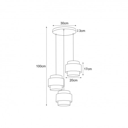 Lampa wisząca K-5232 z serii GATO Kaja Lighting