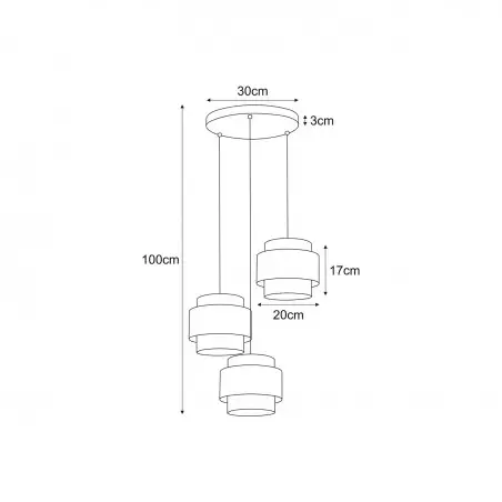 Lampa wisząca K-5232 z serii GATO Kaja Lighting