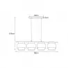 Lampa wisząca K-5233 z serii GATO Kaja Lighting